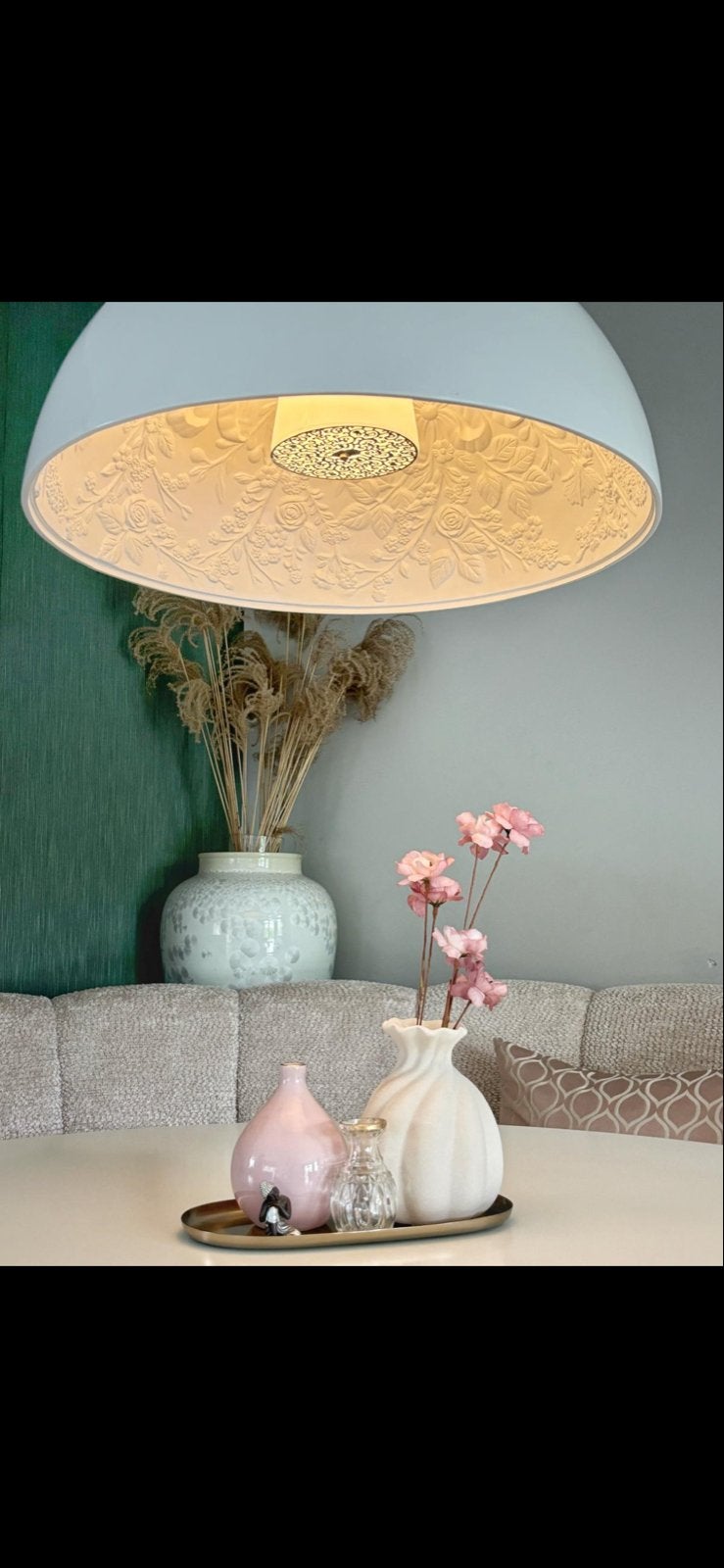Flos Skygarden 1 hanglamp wit - Marcel Wanders - 60cm, Ophalen of Verzenden, Gebruikt, Kunststof