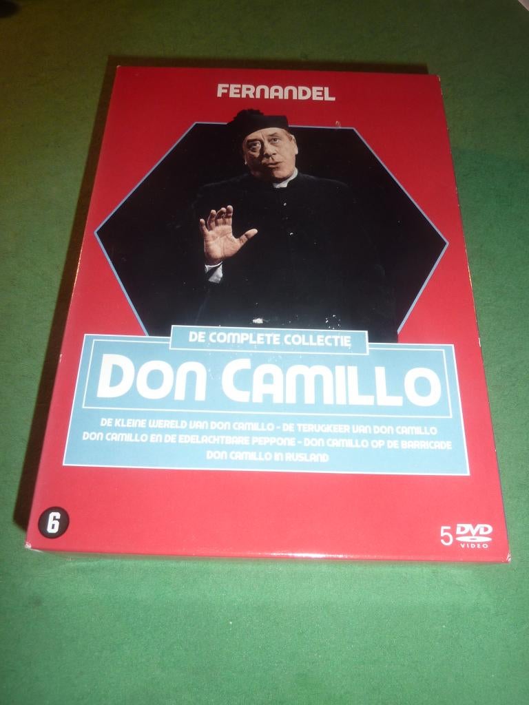 Don Camillo  De complete collectie  5 dvd-box Fernandel, 1960 tot 1980, Ophalen of Verzenden, Zo goed als nieuw, Komedie