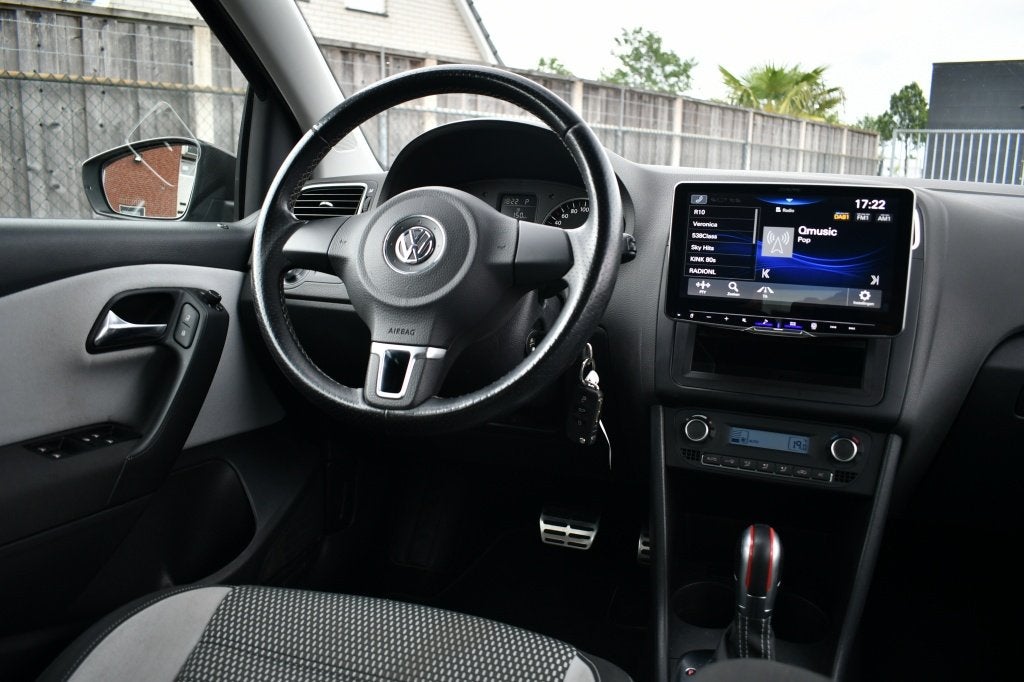 Volkswagen Polo 1.4-16V Cross Automaat DSG Clima|Carplay|Cru, Auto's, Automaat, Euro 5, Zwart, Bedrijf