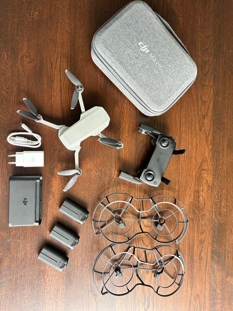 DJI Mavic Mini Fly More Combo, Cameradrone, Zo goed als nieuw, 1 tot 5 kilometer, Minder dan 250 gram