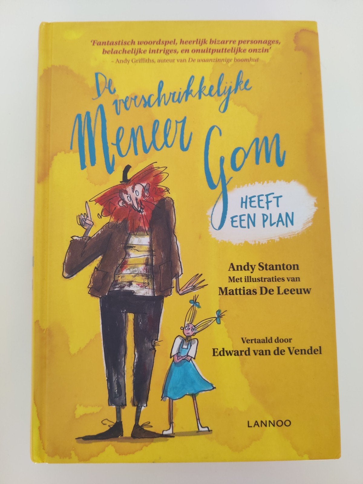Andy Stanton - De verschrikkelijke meneer Gom heeft een plan, Gelezen, Fictie algemeen, Ophalen of Verzenden, Andy Stanton