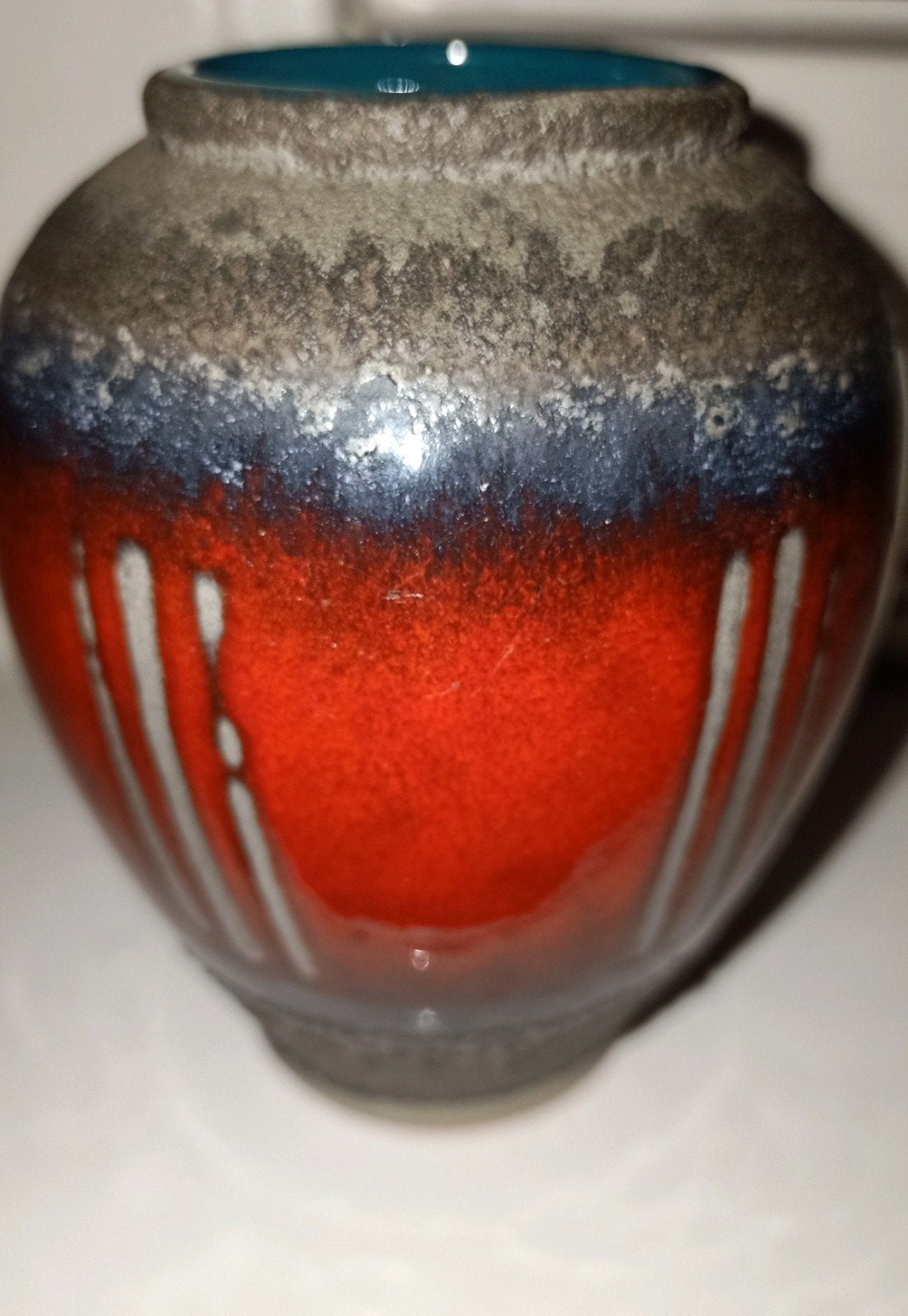 Carstens Tönnieshof Lava Vaas - Mid-century WGP Keramiek, Antiek en Kunst, Antiek | Vazen, Ophalen of Verzenden