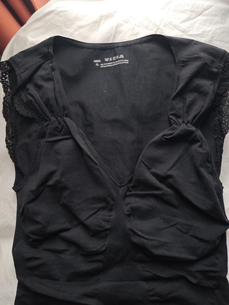 Nieuw HEMA Corrigerend Dames Hemd Zwart Maat XL, Zwart, Maat 46/48 (XL) of groter, Nieuw, Ophalen of Verzenden