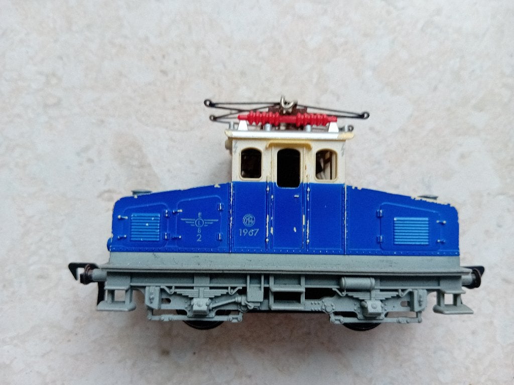 H0#560 Fleischmann 1302A 'Edelweiss' elektrische locomotief., Gebruikt, Locomotief, Ophalen of Verzenden, Fleischmann