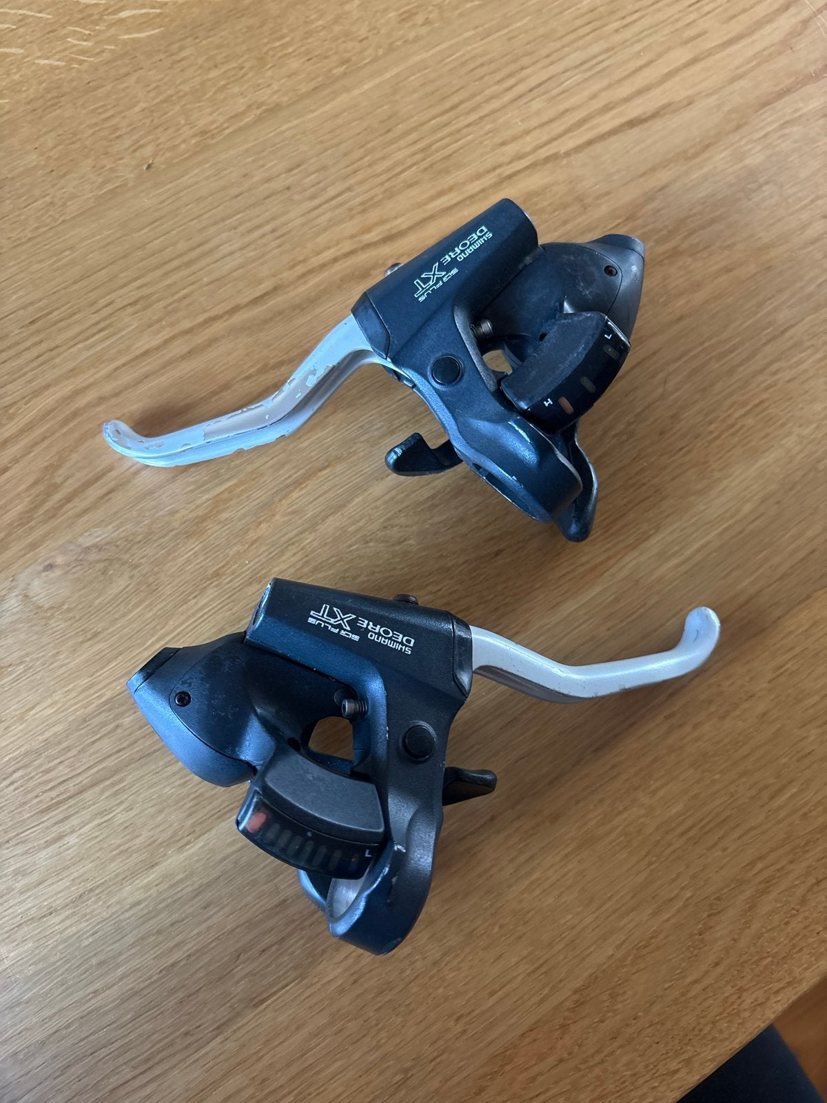 Shimano Deore XT Shifters en Remhendels (Set), Remmen, Gebruikt, Ophalen of Verzenden, Aluminium