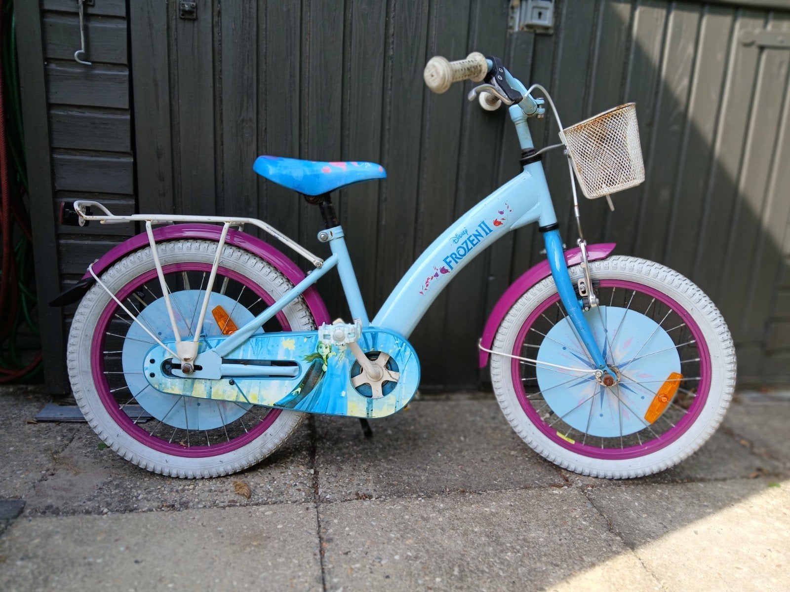 Disney Frozen II Kinderfiets 18 inch, Fietsen en Brommers, Fietsen | Kinderfietsjes, Ophalen