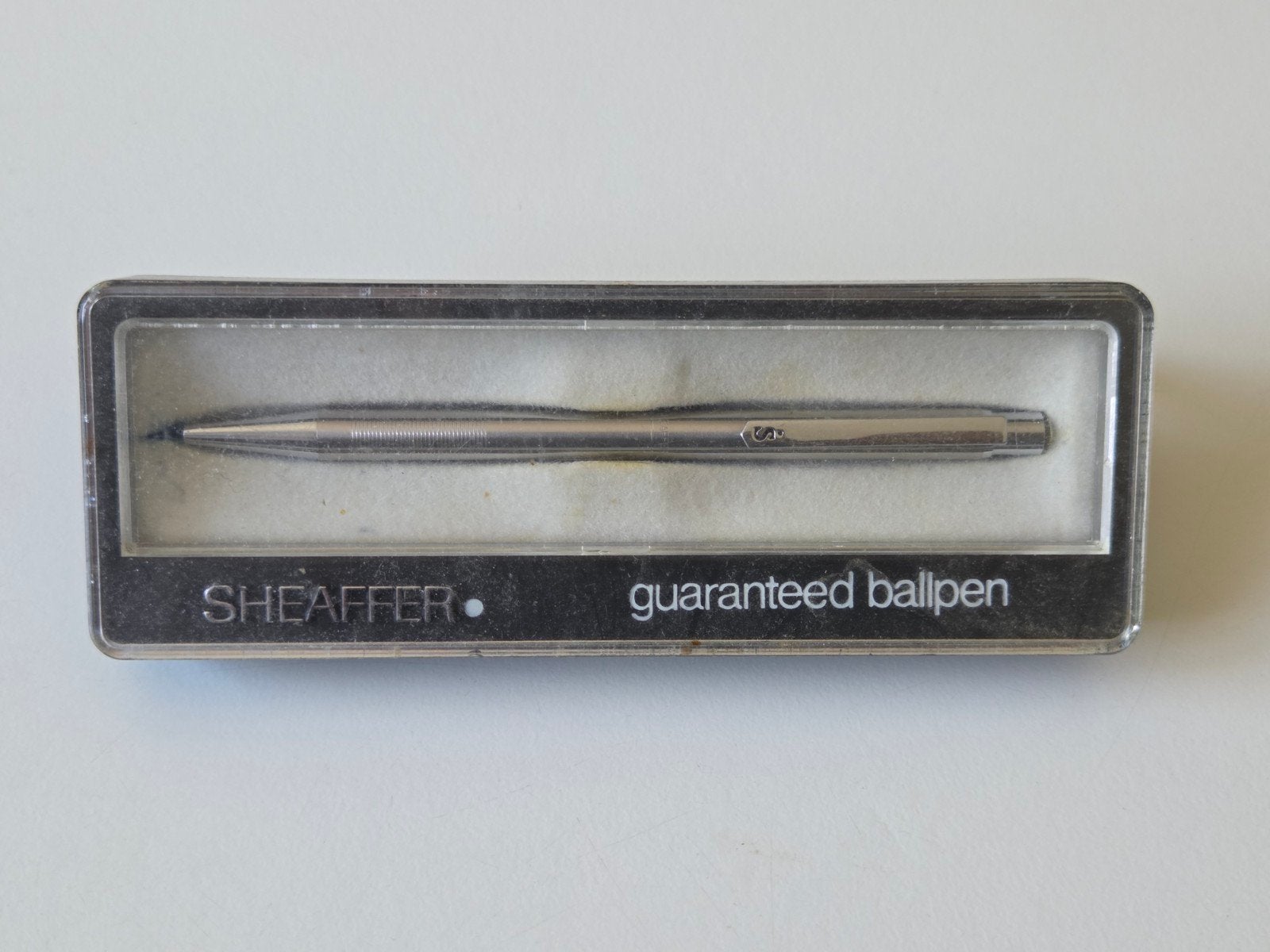 Vintage Sheaffer Balpen met Originele Doos - Jaren '70/'80, Verzamelen, Sheaffer, Balpen, Met doosje, Ophalen of Verzenden
