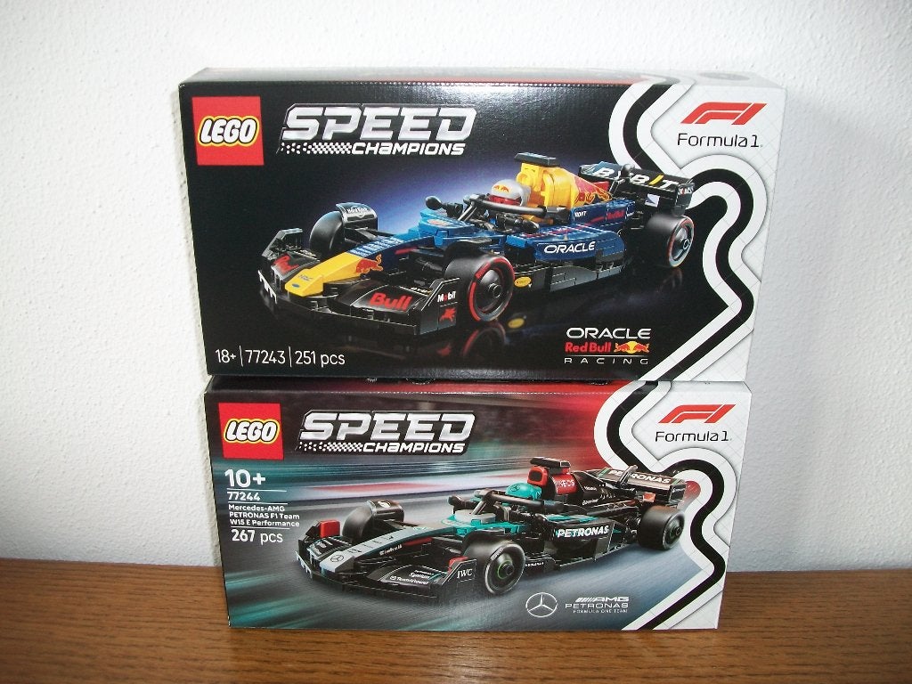 77243 en/of 77244 F1 Oracle Red Bull racing / Mercedes AMG, Lego, Nieuw, Speed Champions, Ophalen of Verzenden