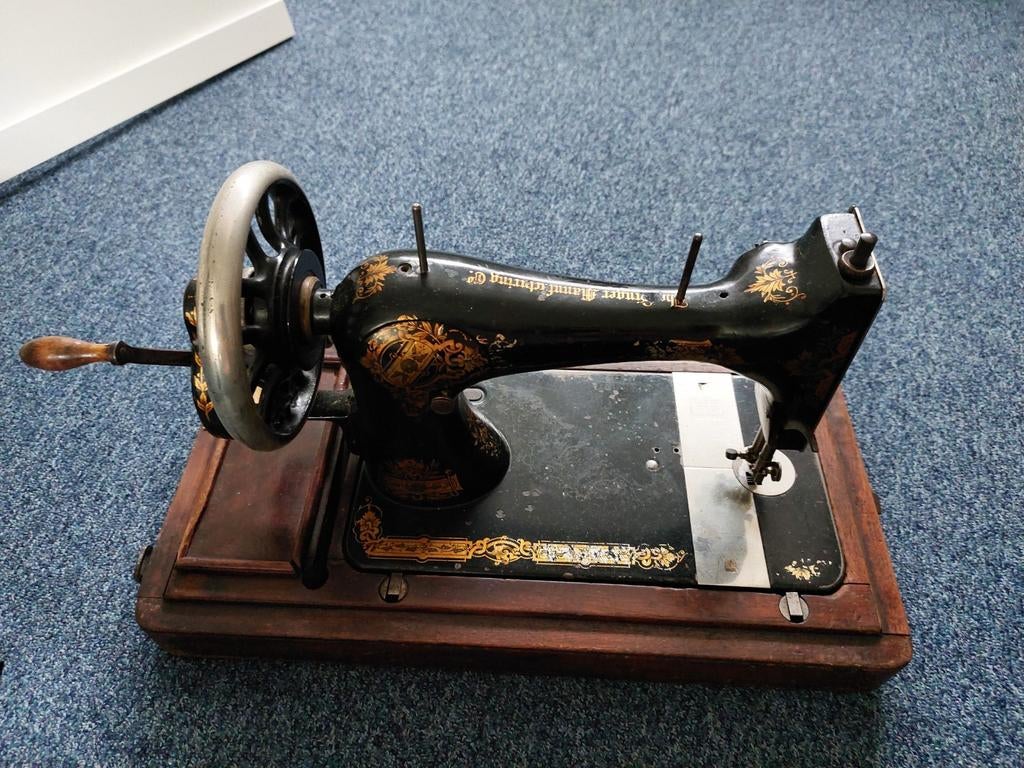 Antieke Singer Naaimachine - Decoratief Stuk, Ophalen