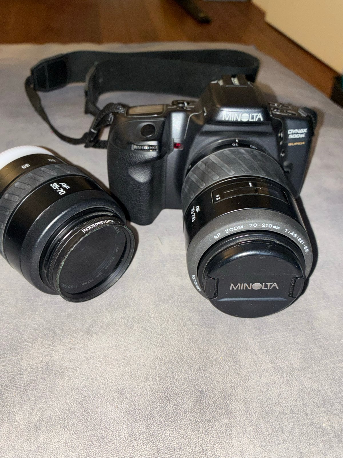 Minolta Dynax 500si Super met 2 lenzen, Ophalen, Gebruikt, Spiegelreflex, Minolta