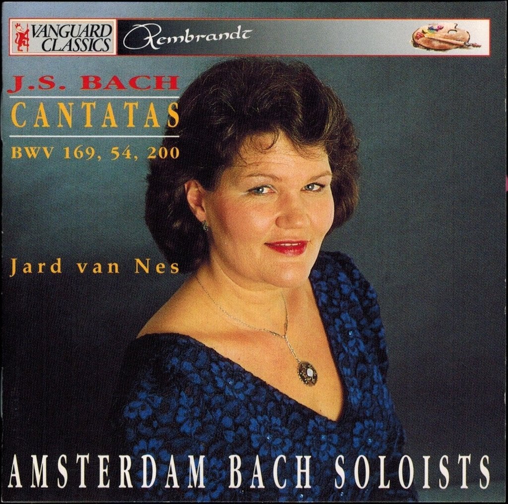 BACH Cantatas bwv 169 & 54 & 200 CD VAN NES VANGUARD, Ophalen of Verzenden, Barok, Gebruikt, Vocaal