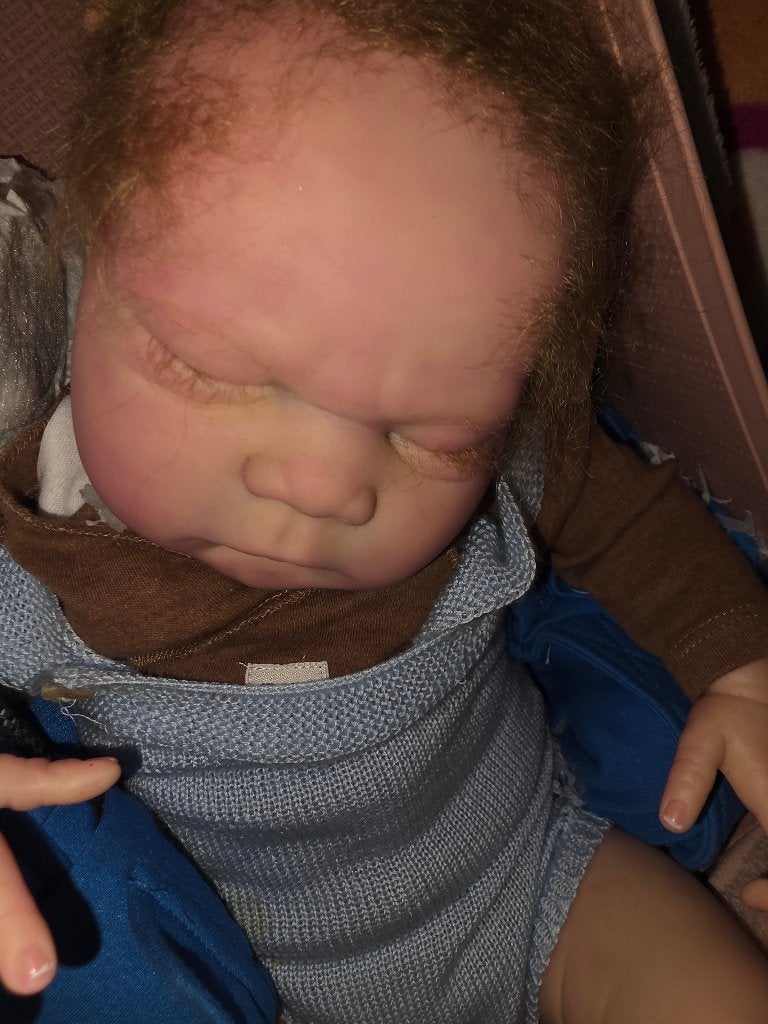 Reborn Ravi met certificaat /coa, Verzamelen, Verzenden, Zo goed als nieuw, Pop, Levensecht of Reborn