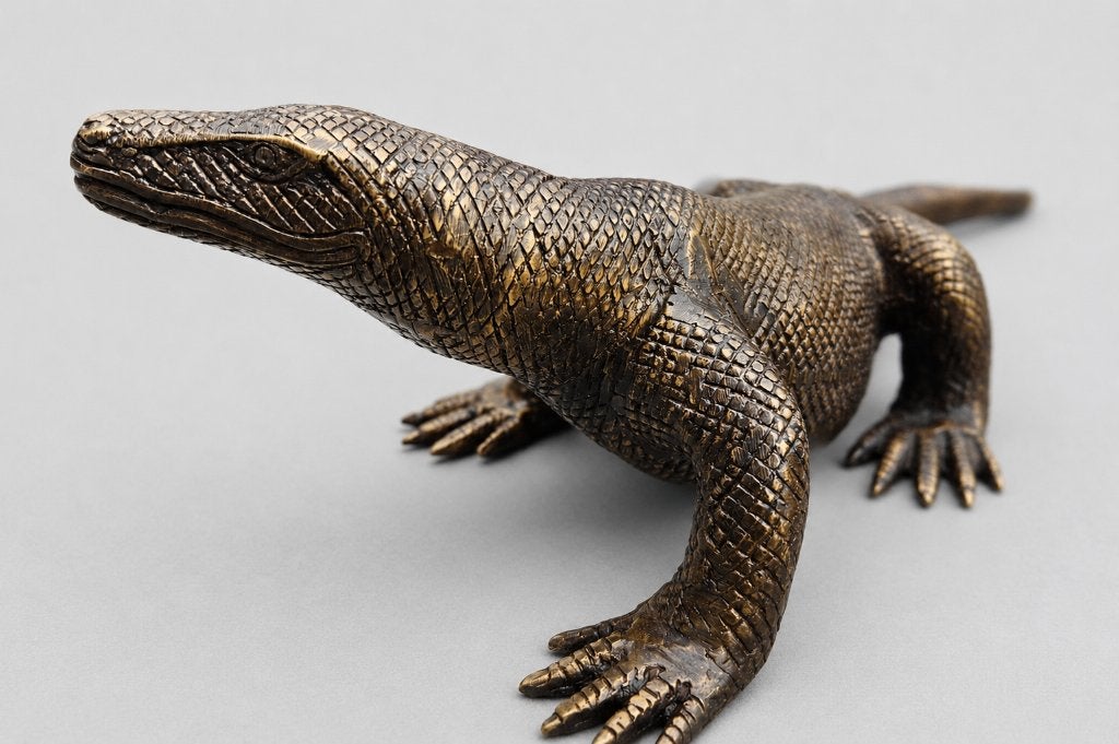 VARAAN / COMODOVARAAN / RECHTS KIJKEND, Ophalen of Verzenden, Nieuw, Reptiel of Amfibie, Beeldje of Figuurtje