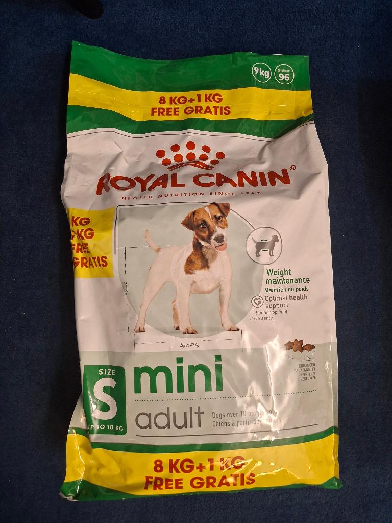 2 zakken 9 kilo Royal Canin Mini Adult., Ophalen of Verzenden, Hond