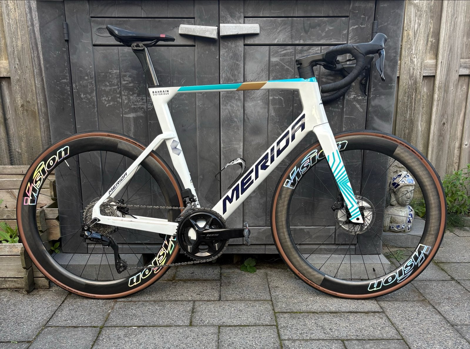 Merida Reacto 5000 2025 XL Shimano 105 Di2 met Carbon wielen, Fietsen en Brommers, Fietsen | Racefietsen, 28 inch, Carbon, Zo goed als nieuw