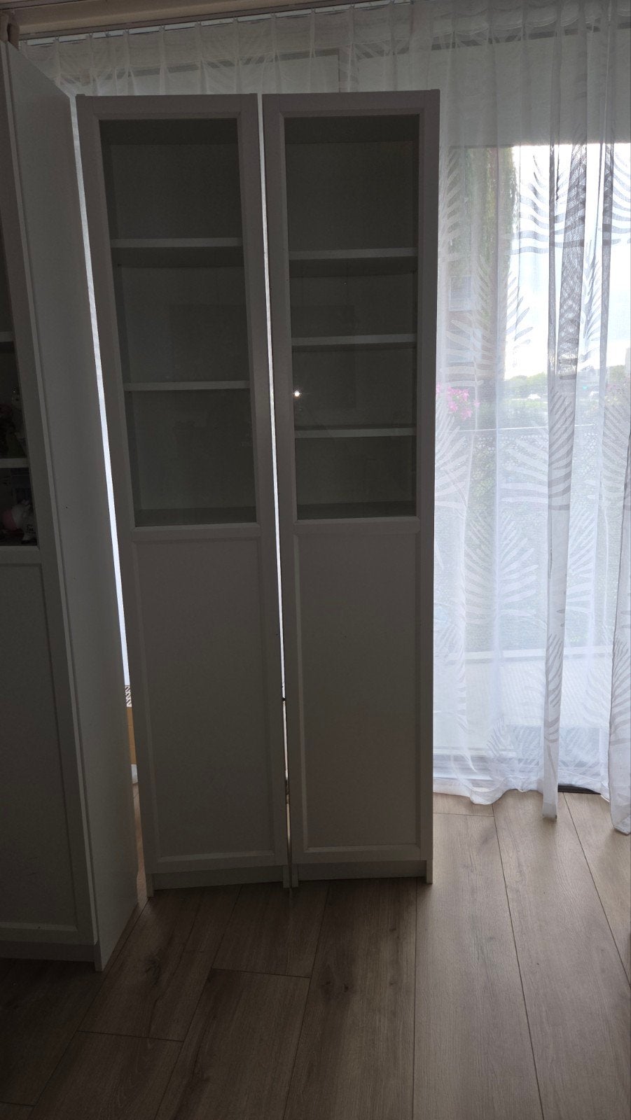 Witte boekenkast met deuren - licht beschadigd, Ophalen, 200 cm of meer, 50 tot 100 cm, Modern