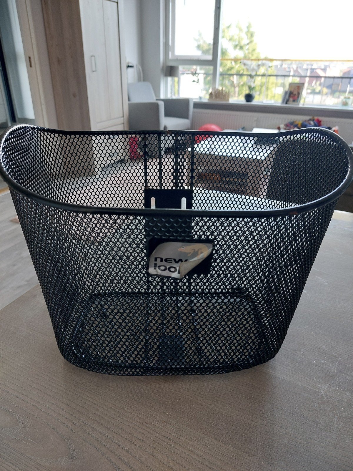 Zwarte fietsmand met stuurbevestiging, Ophalen, Gebruikt, Stuurbevestiging, New 100