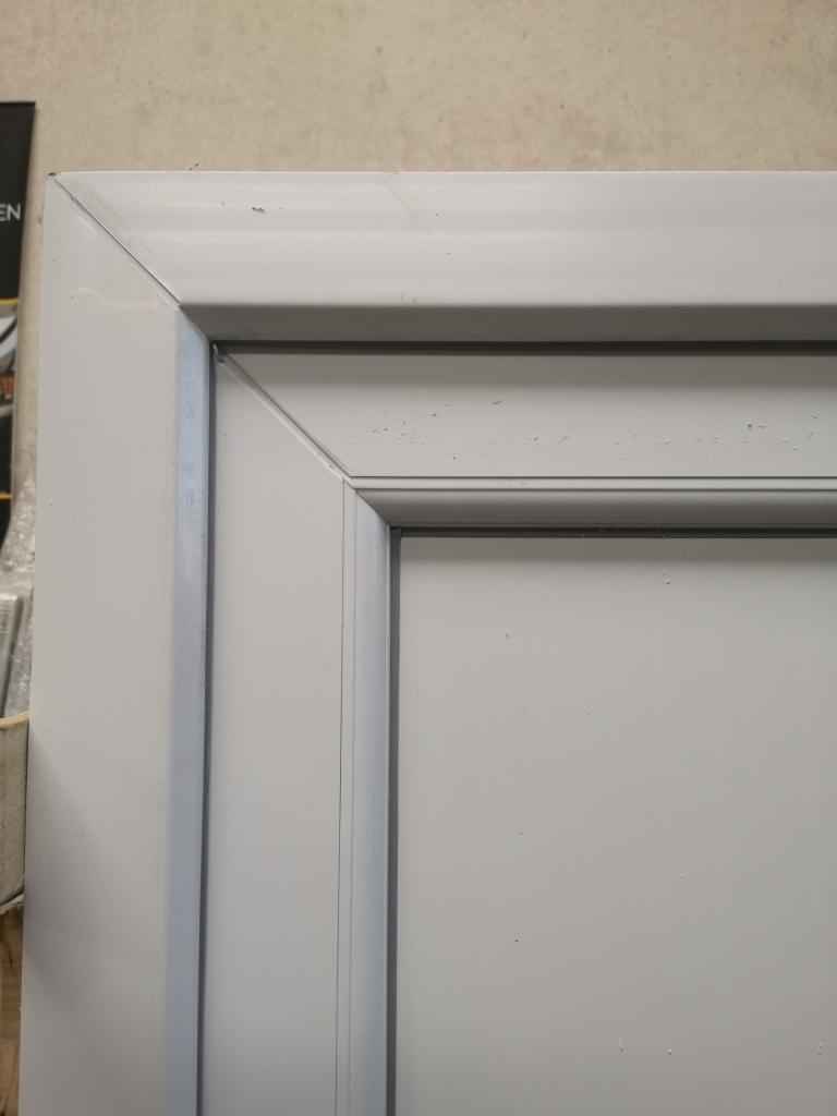 Kunststof buitendeur 98 x 200 wit RAL 9016, Niet ingevuld, 80 tot 100 cm, Niet ingevuld, Nieuw