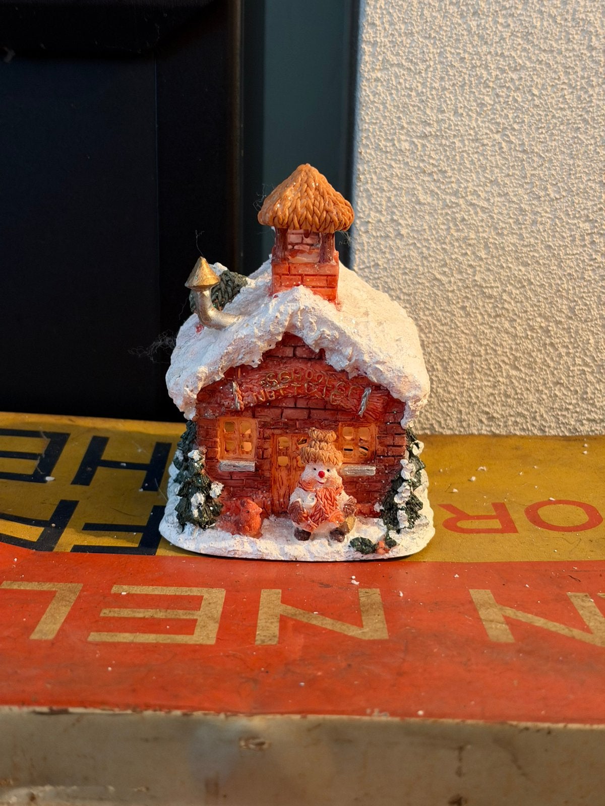 Kersthuisje met verlichting, Diversen, Ophalen of Verzenden, Gebruikt