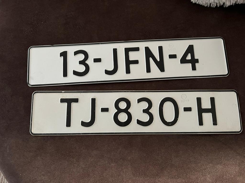 Kentekenplaten, Ophalen of Verzenden, Gebruikt, Kia