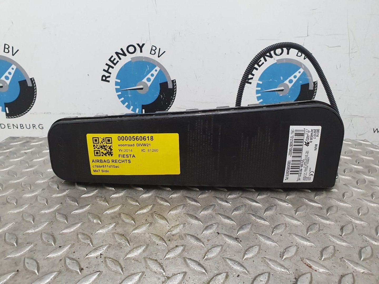FORD FIESTA AIRBAG RECHTS 2014, Gebruikt, -, -, Ophalen of Verzenden