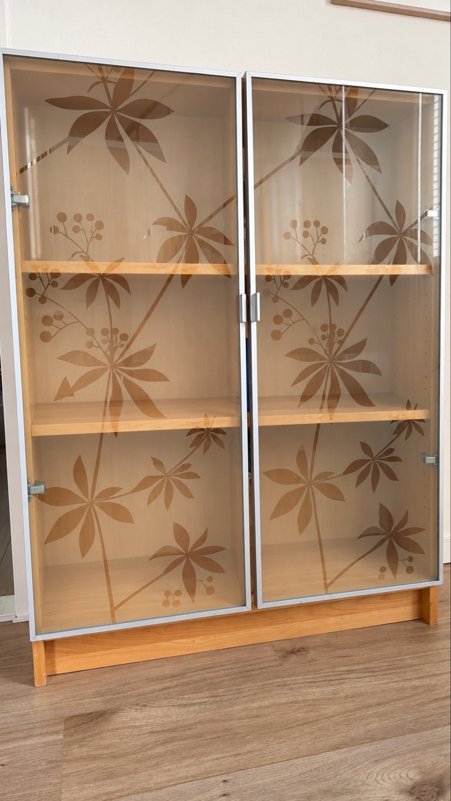 2x IKEA Billy boekenkast met glazen deuren, prijs per stuk, Huis en Inrichting, Ophalen, Gebruikt, 100 tot 150 cm, 50 tot 100 cm