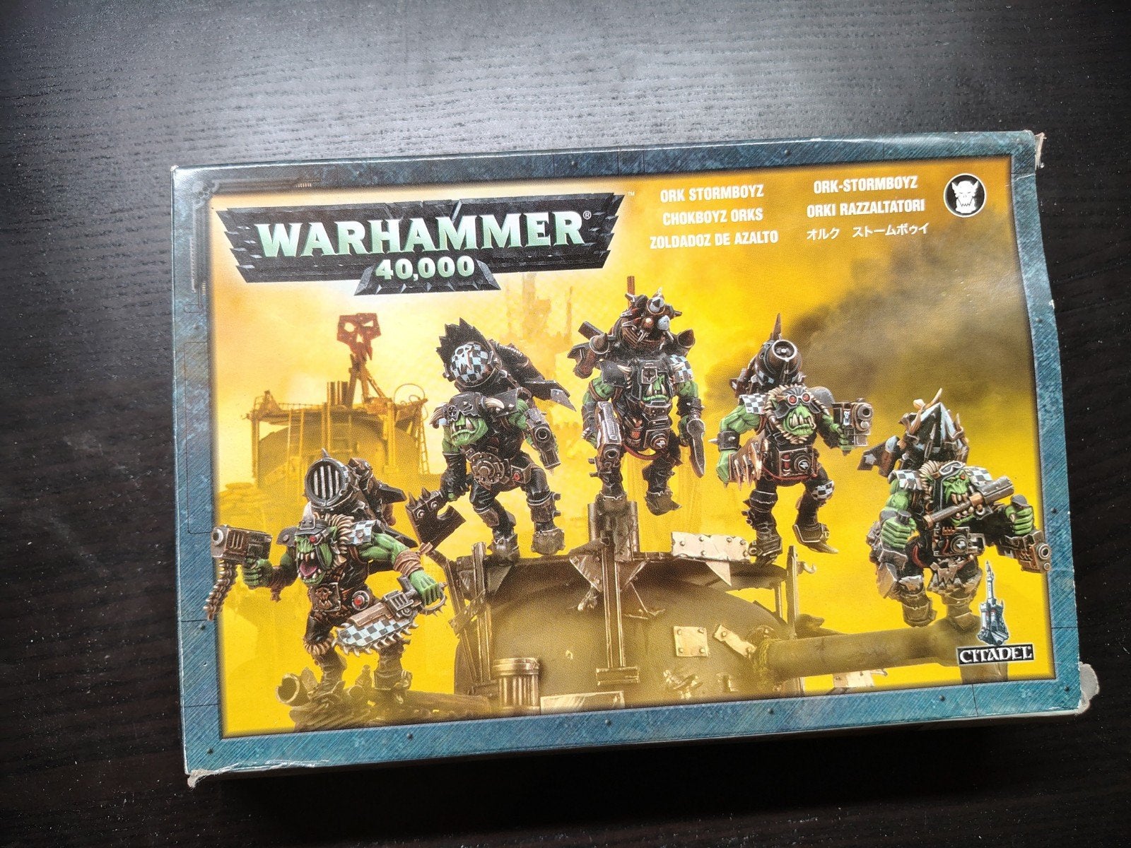 warhammer 40K ork stormboyz, Ophalen of Verzenden, Zo goed als nieuw, Warhammer 40000, Figuurtje(s)
