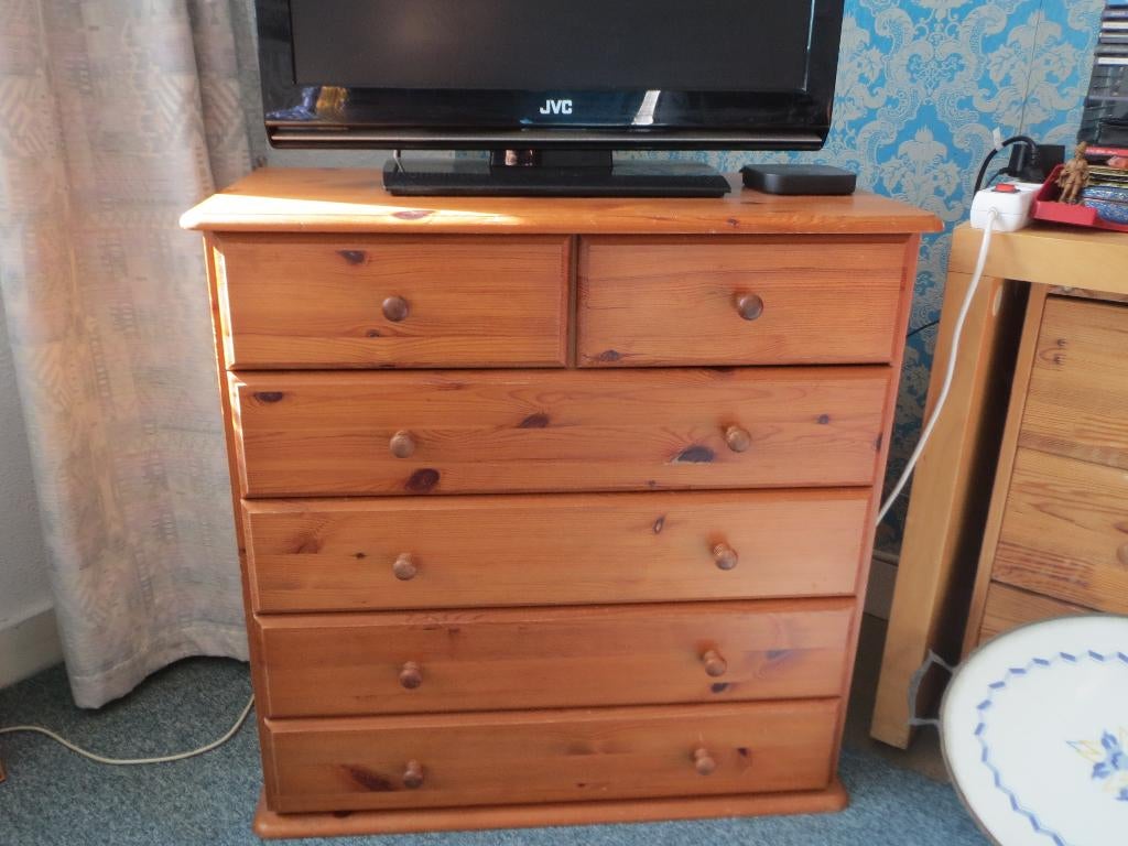 grenen   ladenkast, Ophalen, Gebruikt, Vintage, 50 tot 100 cm