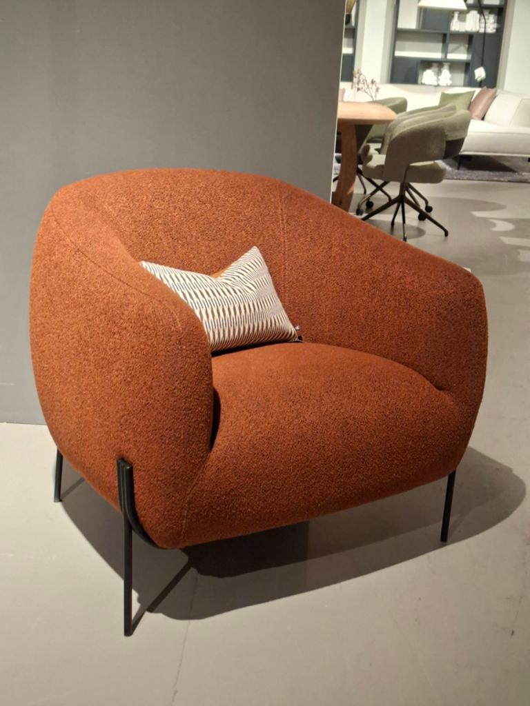 Showroommodel Enzo Luca Fauteuil Ludo, Ophalen, Eenpersoons, Nieuw, Stof