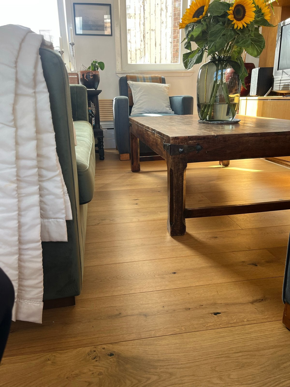 Eiken lamelparket vloerdelen (5.76 m²) met plinten, Ophalen, Nieuw, Vloerdelen of -planken, 10 m² of meer