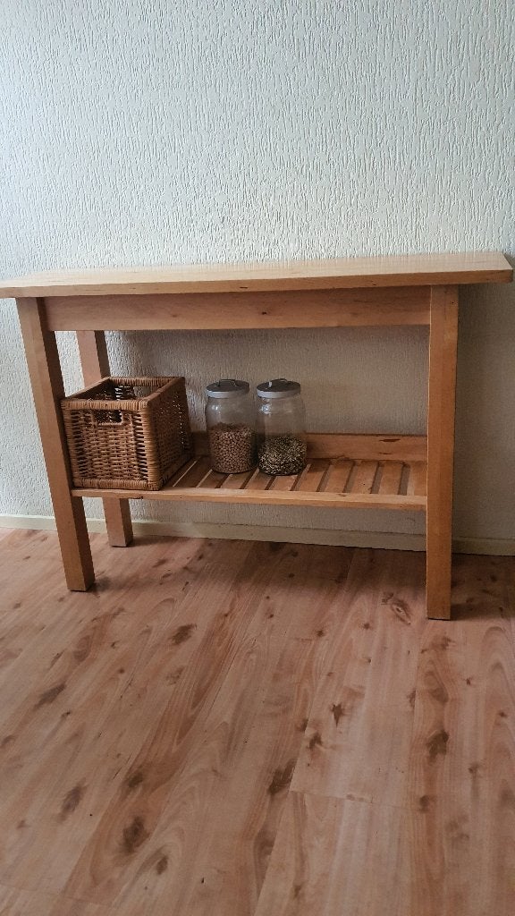 Ikea Keukentafel | BJÖRKUDDEN | Massief Berken, Ophalen, Gebruikt, 100 tot 150 cm, Minder dan 50 cm