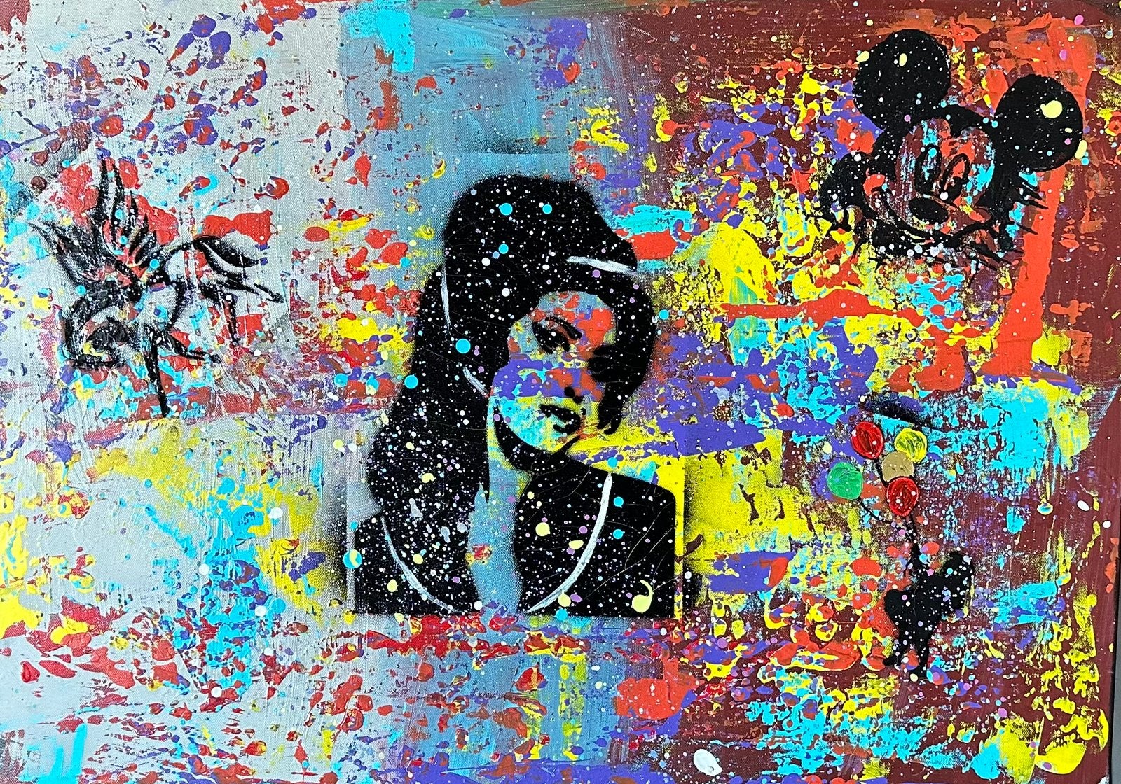 Valera- Popart- Handgeschilderd- Uniek, Ophalen of Verzenden