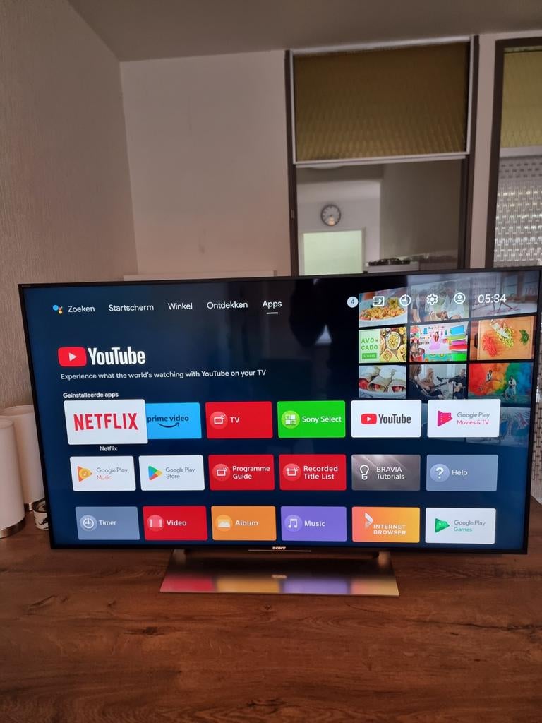 Sony Bravia KD-49XE9005 4K 100Hz, Ophalen, Zo goed als nieuw, 100 Hz, Sony