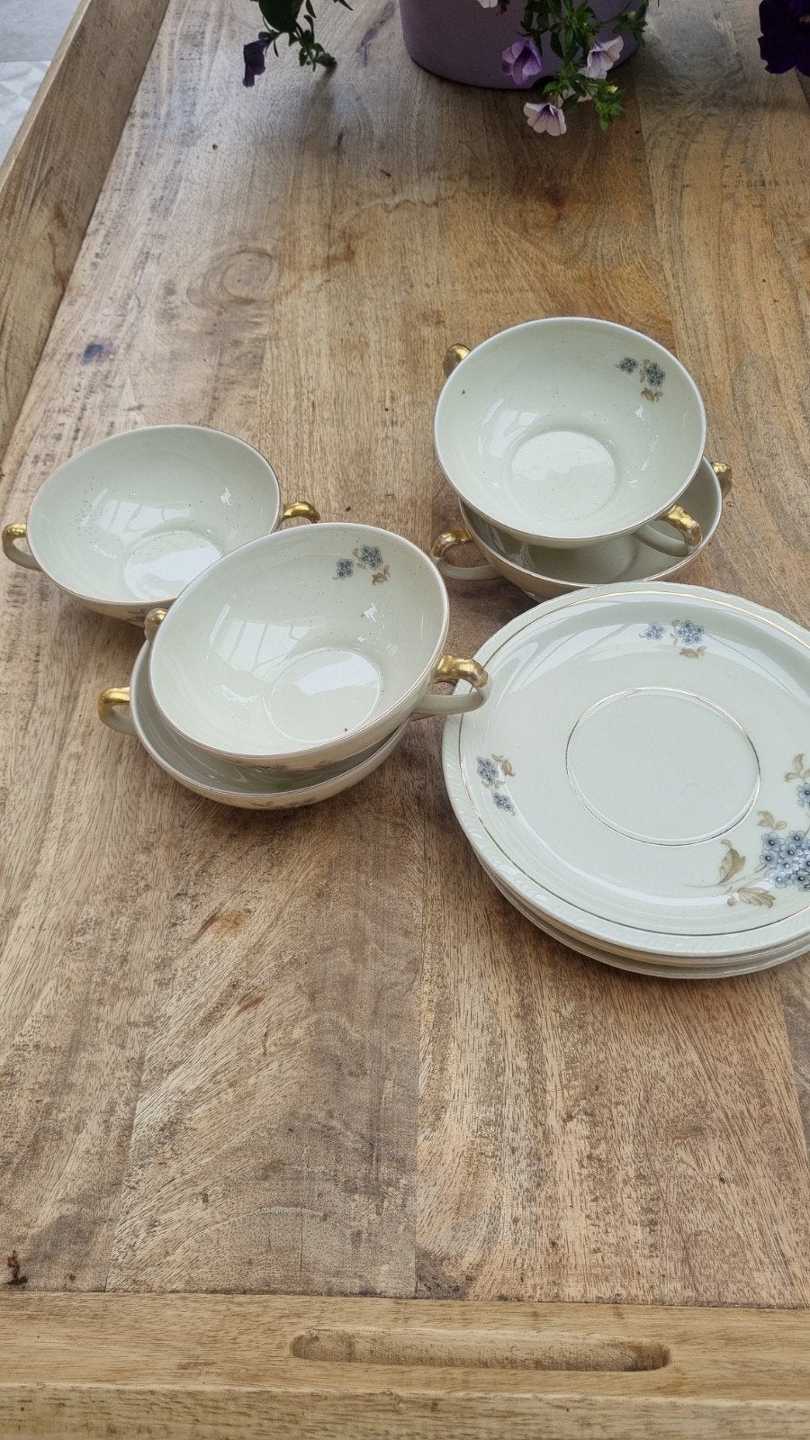 5x Vintage Alwe Schön Soepkommen, Antiek en Kunst, Ophalen