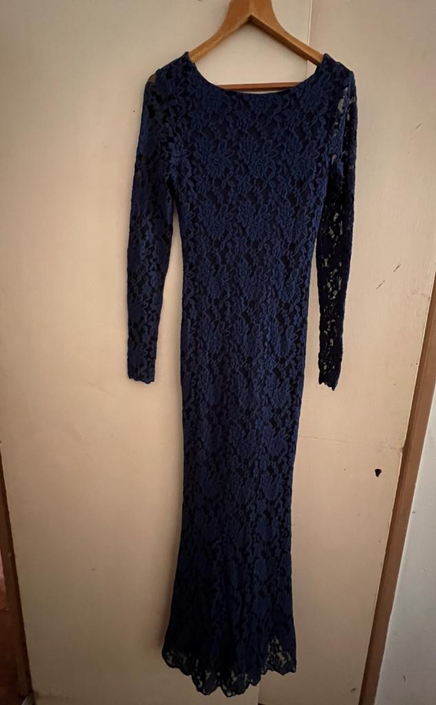 Gala jurk, Galajurk, Blauw, Ophalen of Verzenden, Maat 34 (XS) of kleiner