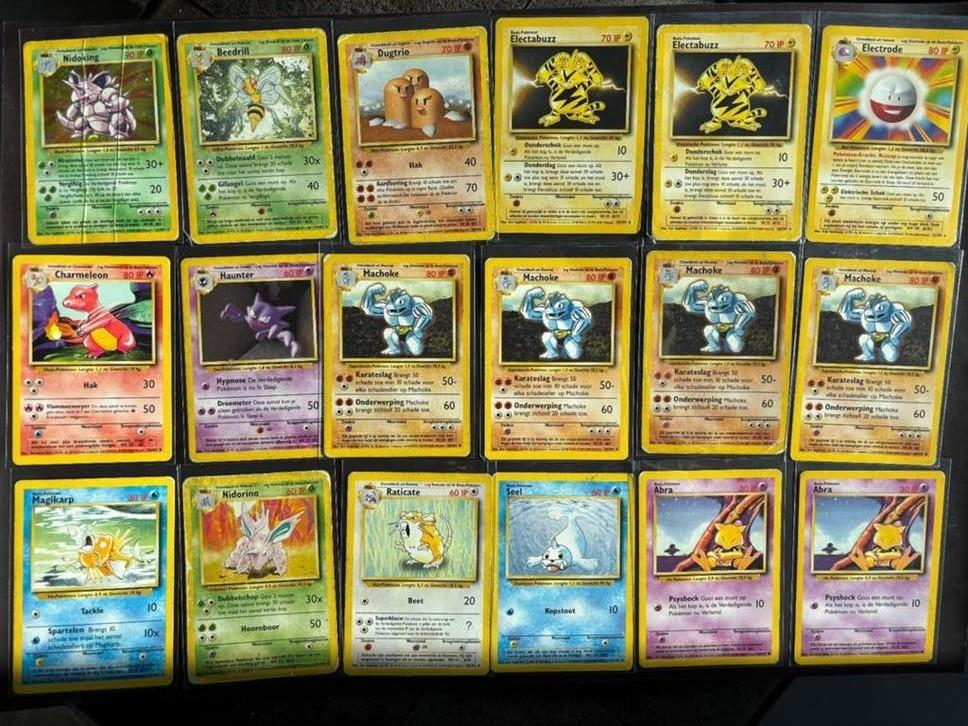 Pokemon base set Nederlands, Verzenden, Gebruikt, Meerdere kaarten
