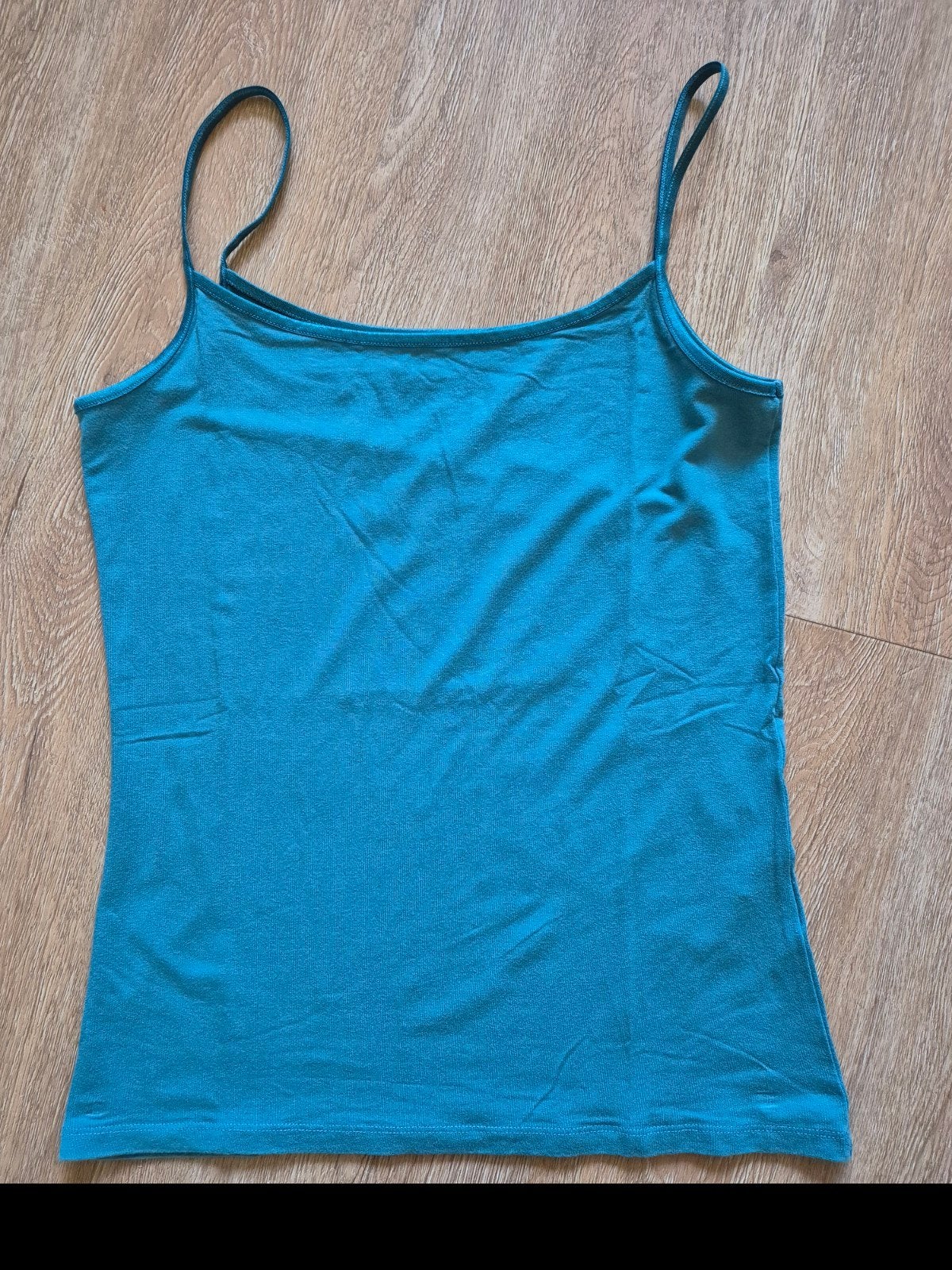 Esprit topje met hemdje - Maat M/L, Blauw, Ophalen of Verzenden, Zo goed als nieuw, Zonder mouw