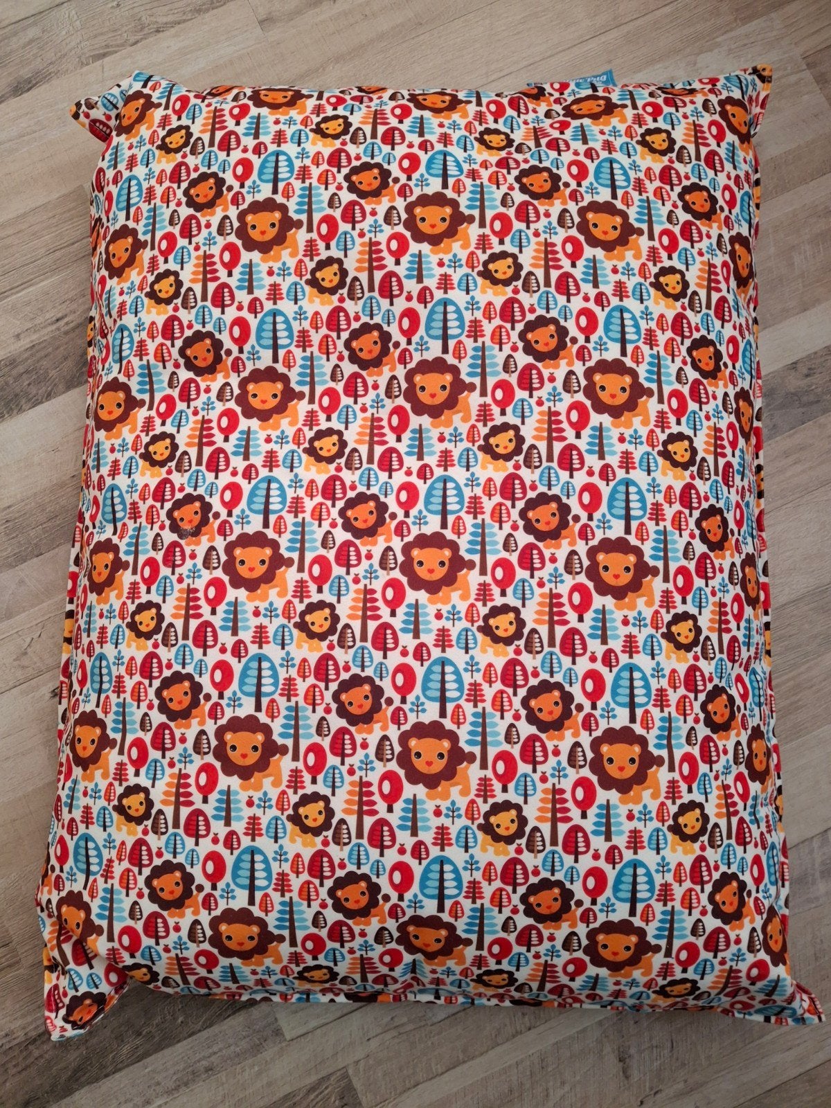 Zitkussen Lounge Pug Kids met leeuwenprint, Ophalen of Verzenden, Nieuw, Meerkleurig, Zitzak