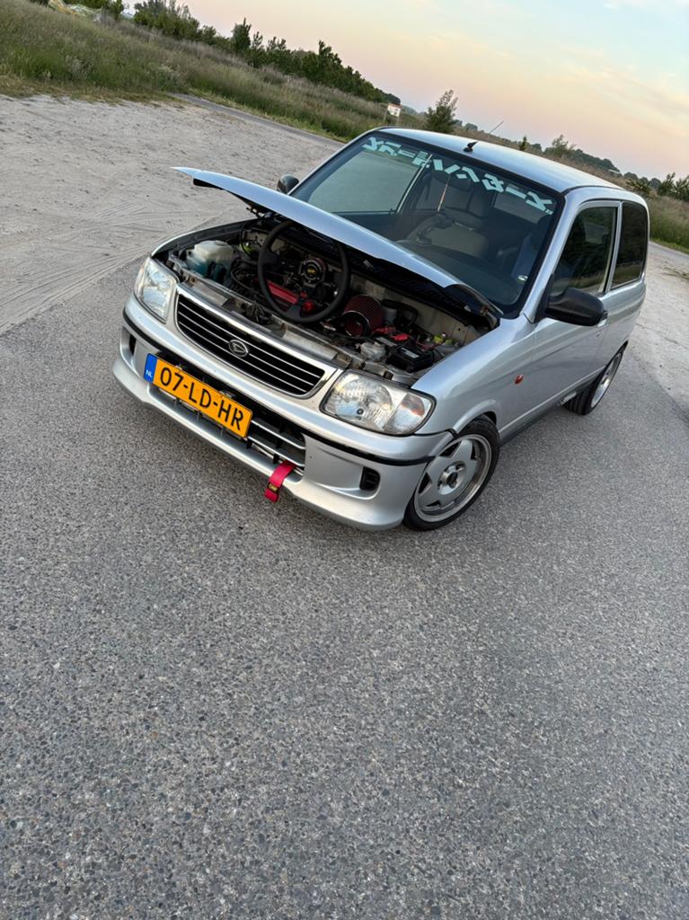 Daihatsu Cuore 1.0 STI 2002 Grijs zonder apk, Voorwielaandrijving, 600 kg, 18 €/maand, 4 stoelen