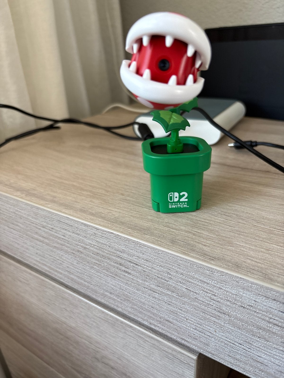 Nintendo Switch 2 Piranha Plant camera met kabel, Spelcomputers en Games, Ophalen of Verzenden, Zo goed als nieuw, Sport, 3 spelers of meer