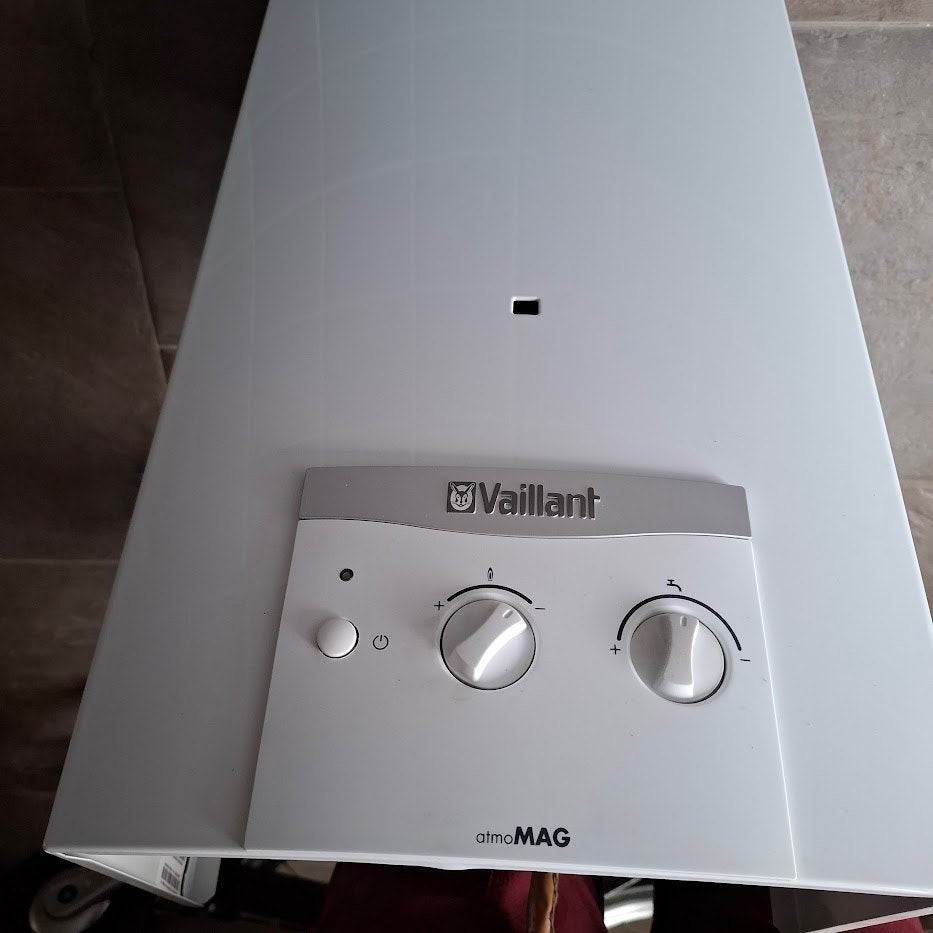 Doorstromer Vaillant AtmoMag 14 l op aardgas, Doe-het-zelf en Verbouw, Geisers en Boilers, Ophalen, Aardgas, Geiser, Minder dan 20 liter