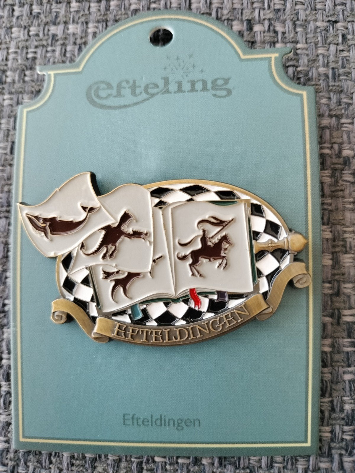 Efteling pin: Efteldingen, Verzenden, Nieuw, Button of Speldje