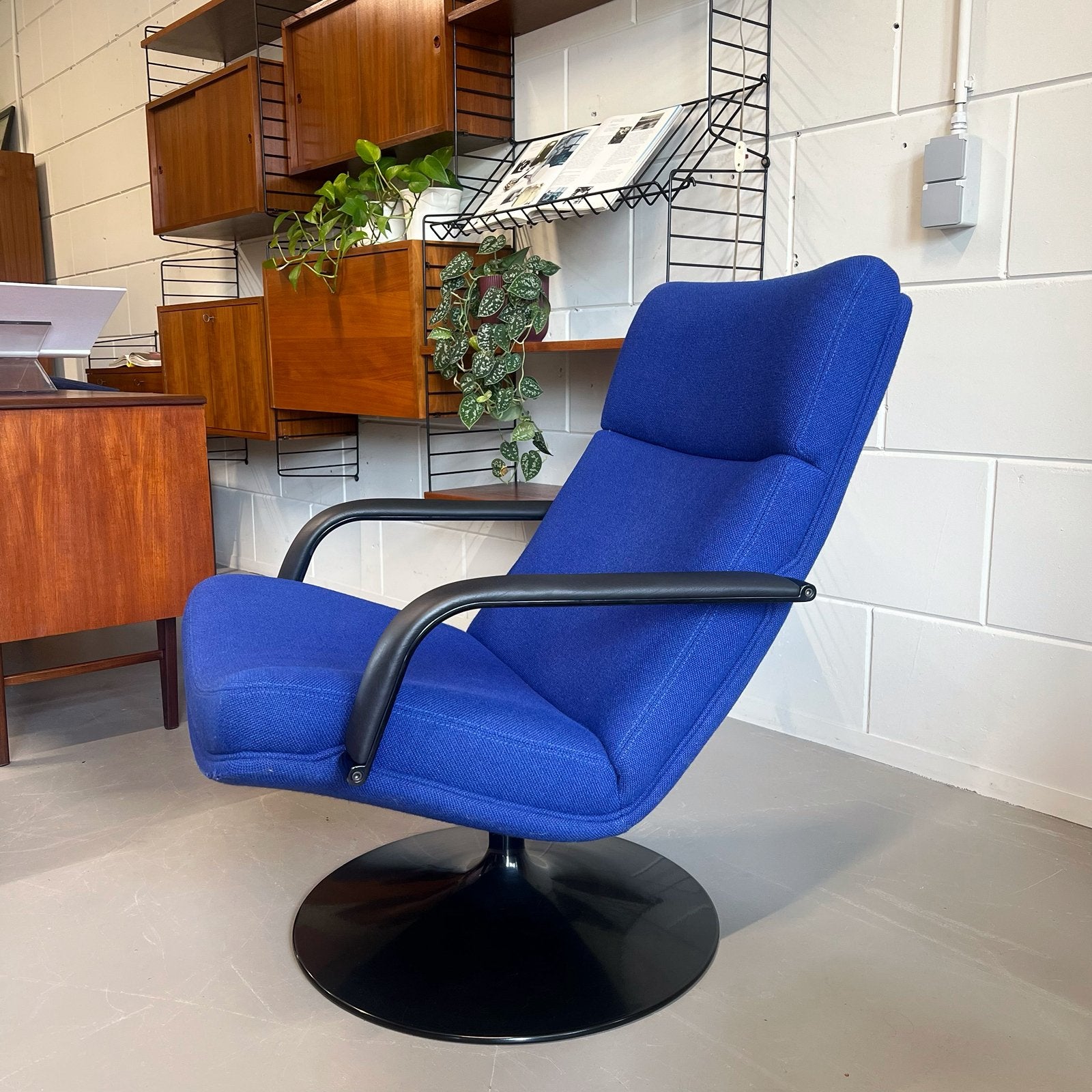 - Vintage design fauteuil •Artifort• -, Gebruikt, ., 75 tot 100 cm, Ophalen of Verzenden