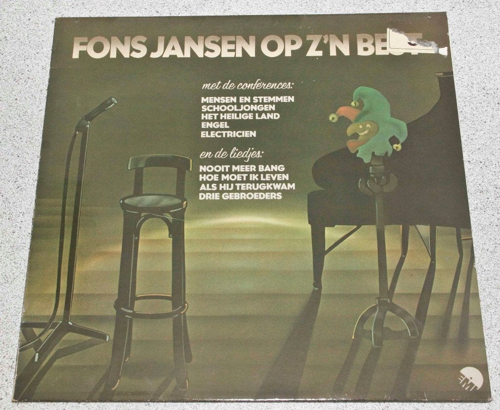 Fons Jansen Op zijn best LP, Ophalen of Verzenden, Gebruikt, 12 inch, Cabaret of Kleinkunst