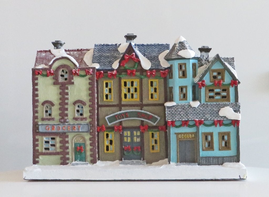 kerstdorp, kerststraatje, Ophalen of Verzenden, Gebruikt