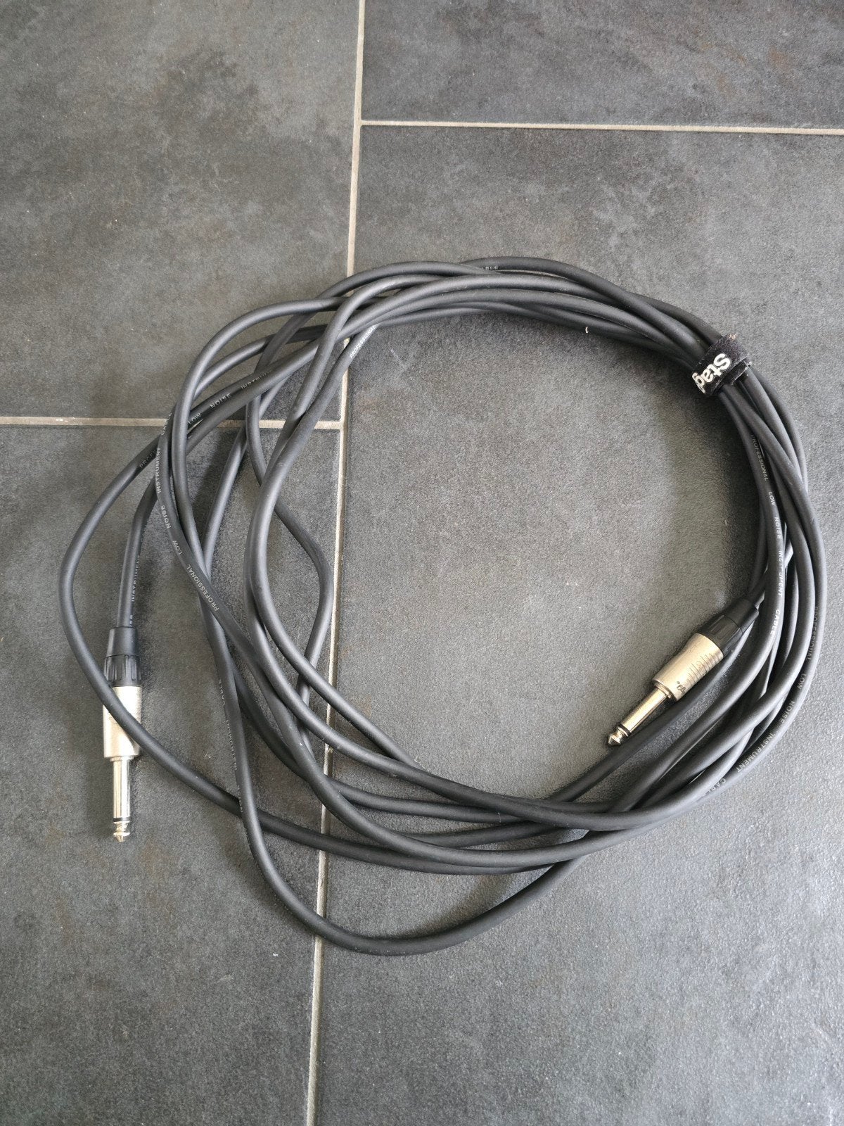 Stagg REAN 6m Instrument Jack Kabel, Ophalen of Verzenden, Gebruikt, Instrument