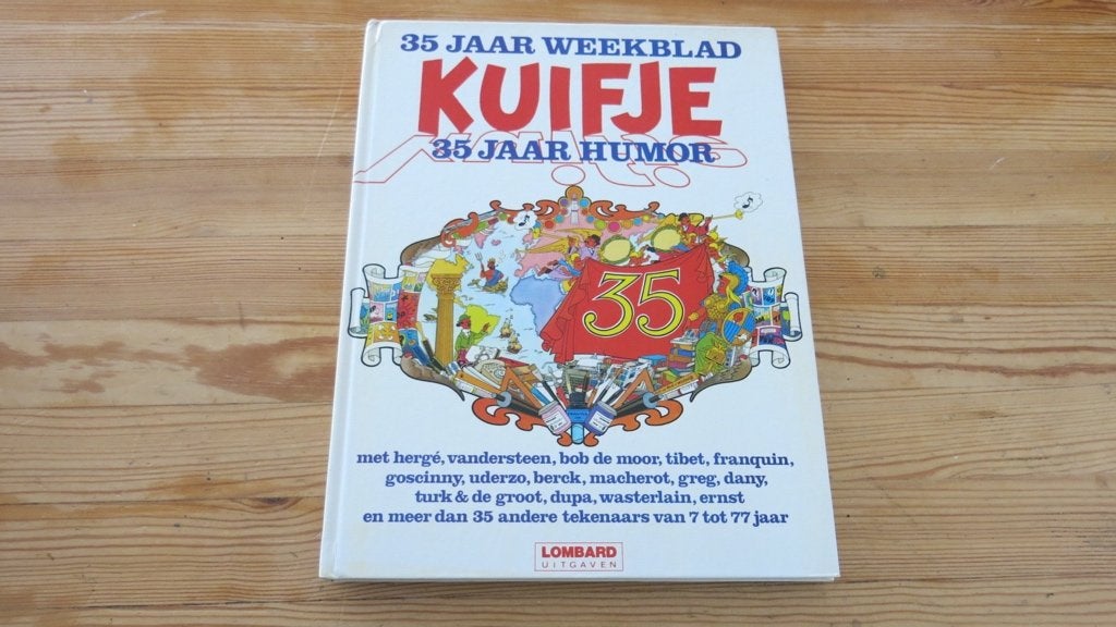 Kuifje 35 jaar weeklad (HC 1981 Lombard), Eén stripboek, Ophalen of Verzenden, Gelezen