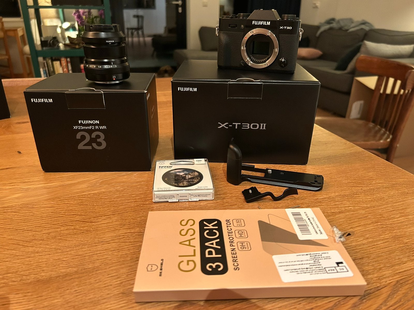 Fujifilm X-T30 II met Fujinon XF23mmF2 R WR lens en extra's, Audio, Tv en Foto, Fotocamera's Digitaal, Ophalen, Compact, 26 Megapixel