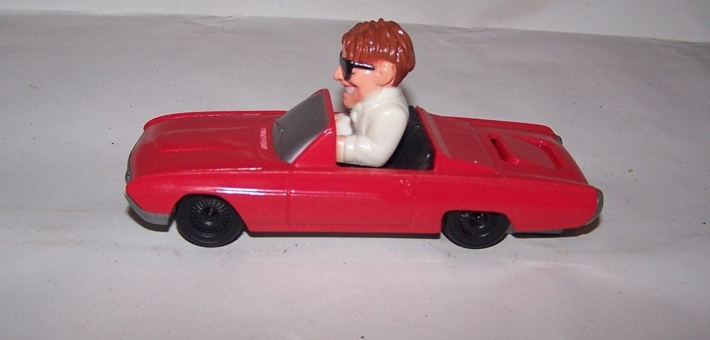 Vintage Disney/McDonalds Ford Thunderbird. Vinylplastic., Ophalen of Verzenden, Zo goed als nieuw