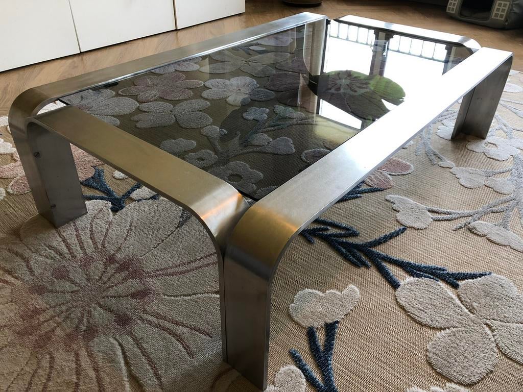 Vintage Salontafel | Pierre Mazairac voor Pastoe | 1970s, Ophalen, 100 tot 150 cm, 50 tot 100 cm, Zo goed als nieuw